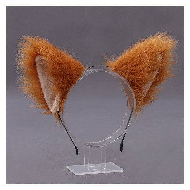 image-Fox Ears Headband Cat Girl Maid Headdress Hair Accessories