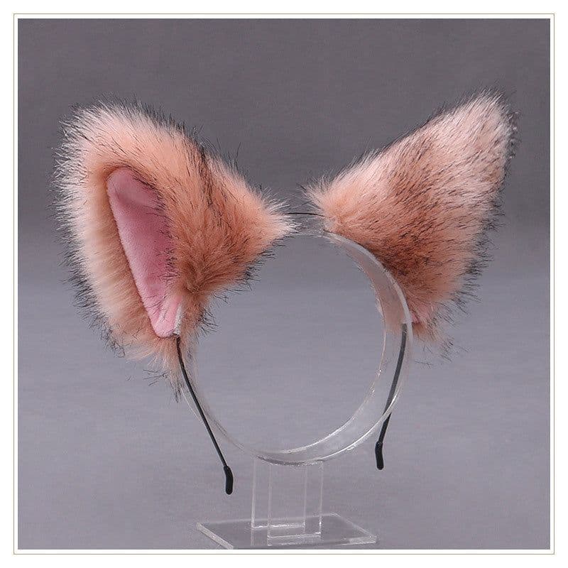 image-Fox Ears Headband Cat Girl Maid Headdress Hair Accessories