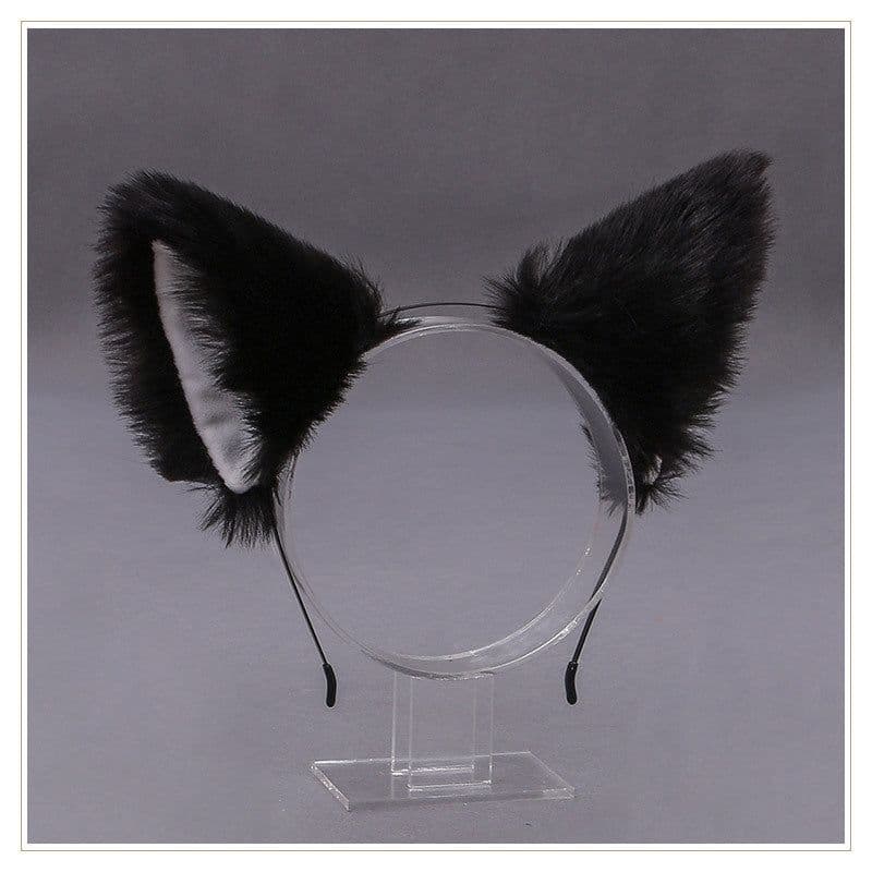 image-Fox Ears Headband Cat Girl Maid Headdress Hair Accessories