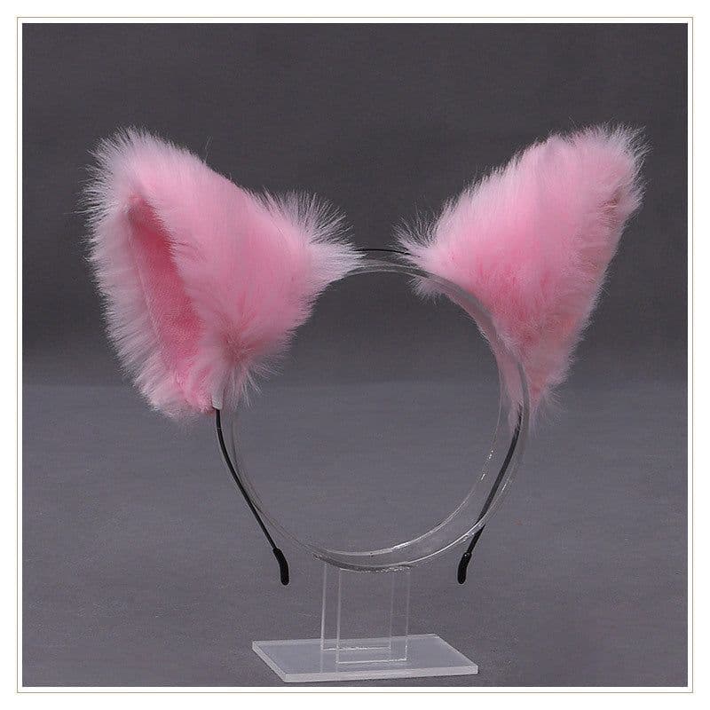 image-Fox Ears Headband Cat Girl Maid Headdress Hair Accessories