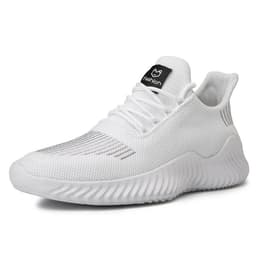 image-Men's Breathable Knit Sports Shoes Lightweight Casual Sneakers
