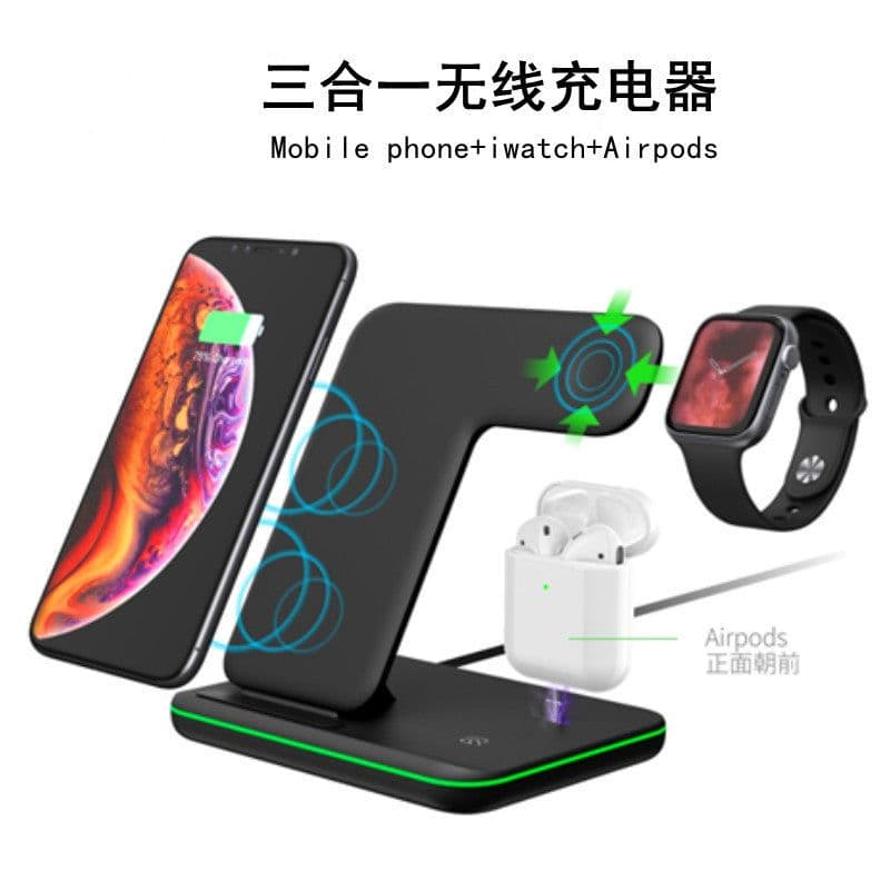 image-Z5 Wireless Charger 15W 3-in-1 Stand for Apple Watch
