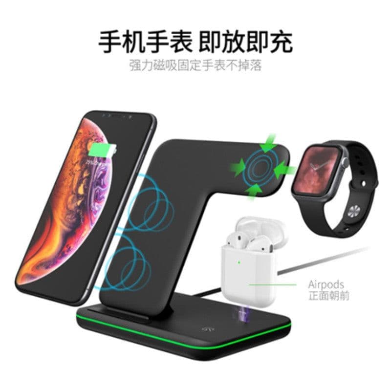 image-Z5 Wireless Charger 15W 3-in-1 Stand for Apple Watch
