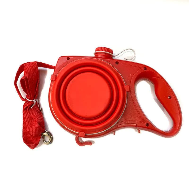 image-Aqua Leash Multifunctional Pet Leash with Water Bottle