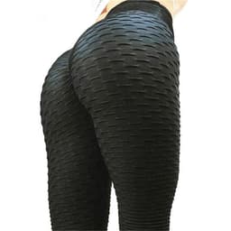 image-Ou Yong Women's Jacquard Yoga Leggings Cropped Fitness Pants