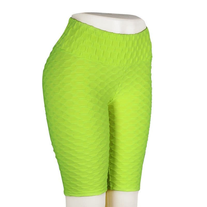 image-Ou Yong Women's Jacquard Yoga Leggings Cropped Fitness Pants
