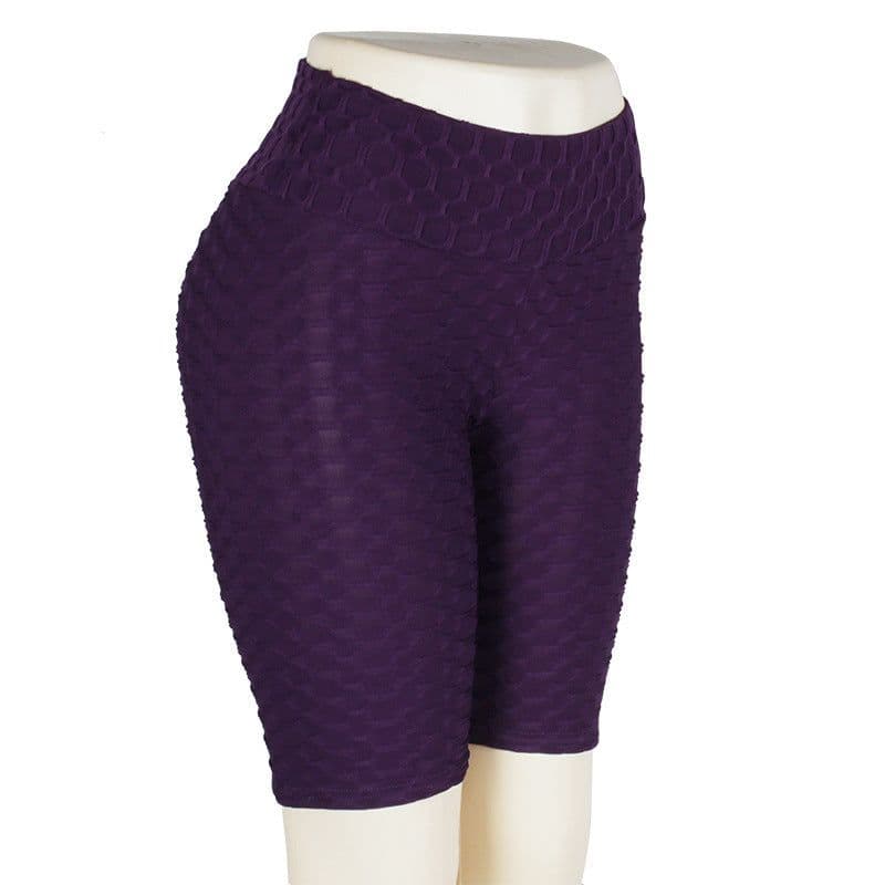 image-Ou Yong Women's Jacquard Yoga Leggings Cropped Fitness Pants