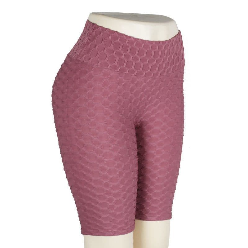 image-Ou Yong Women's Jacquard Yoga Leggings Cropped Fitness Pants