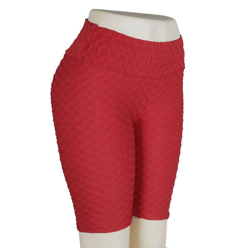 image-Ou Yong Women's Jacquard Yoga Leggings Cropped Fitness Pants