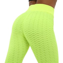 image-Ou Yong Women's Jacquard Yoga Leggings Cropped Fitness Pants