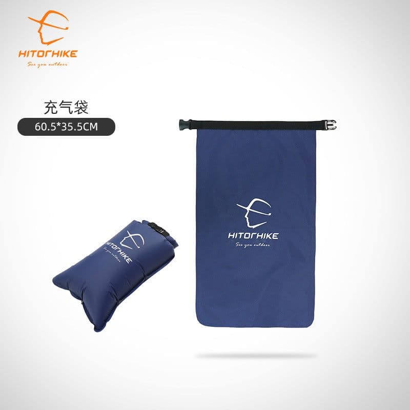 image-Xituoke Inflatable Camping Sleeping Pad with Pillow Single Person