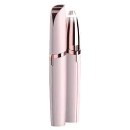 image-Electric Facial Hair Remover Eyebrow Trimmer Shaver Rose Gold