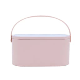 image-MUID Portable Makeup Box with Mirror and Storage Organizer