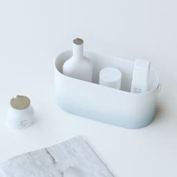 image-MUID Portable Makeup Box with Mirror and Storage Organizer