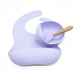 image-Melikeycolour Silicone Suction Bowl Set for Baby Feeding
