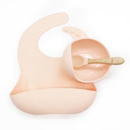 image-Melikeycolour Silicone Suction Bowl Set for Baby Feeding