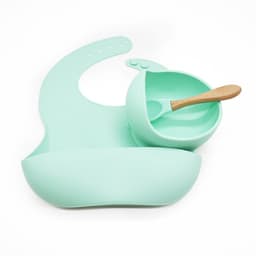image-Melikeycolour Silicone Suction Bowl Set for Baby Feeding