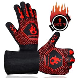 image-High Temperature BBQ Oven Gloves Aramid Heat Resistant 500-800°F