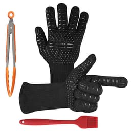 image-High Temperature BBQ Oven Gloves Aramid Heat Resistant 500-800°F