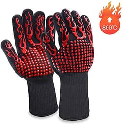image-High Temperature BBQ Oven Gloves Aramid Heat Resistant 500-800°F