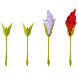 image-Origami Flower Napkin Holder Set of 4