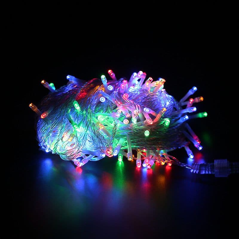 image-LED String Lights 100 LED 10M Wedding Festival Outdoor Decor