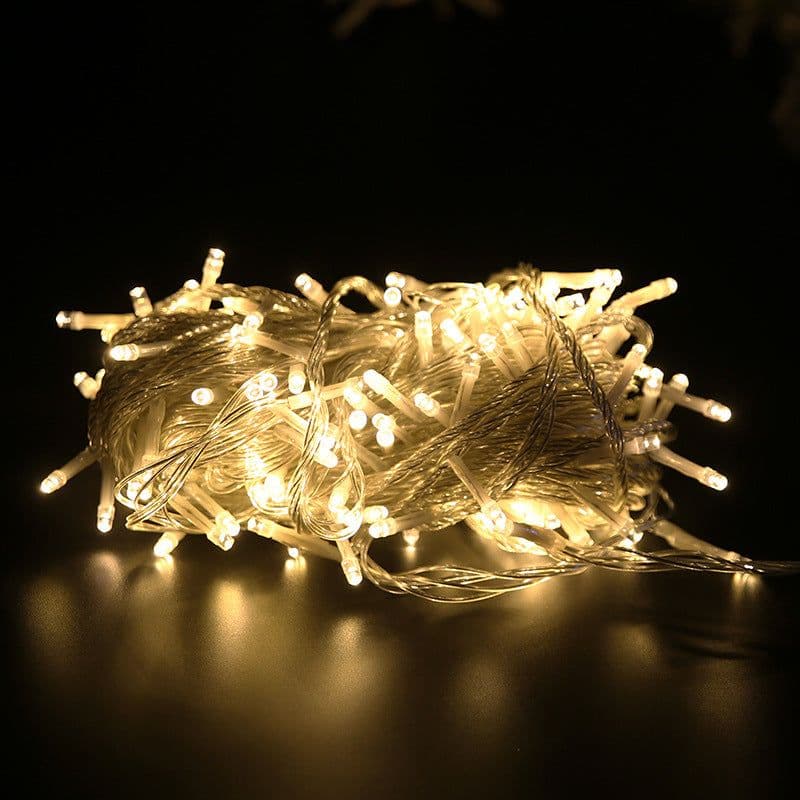 image-LED String Lights 100 LED 10M Wedding Festival Outdoor Decor