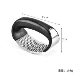 image-Stainless Steel Manual Garlic Press Multi-Purpose Kitchen Tool