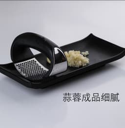 image-Stainless Steel Manual Garlic Press Multi-Purpose Kitchen Tool