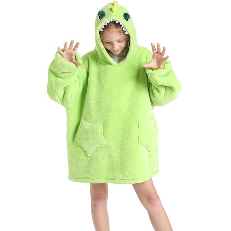 image-TV Blanket Hoodie Wearable Blanket Sweatshirt for Kids and Adults