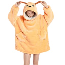 image-TV Blanket Hoodie Wearable Blanket Sweatshirt for Kids and Adults
