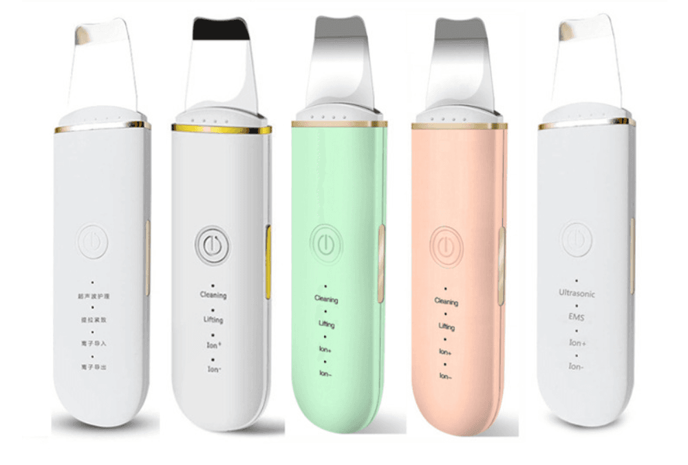 image-Ultrasonic Skin Scrubber Pore Cleaner Blackhead Remover