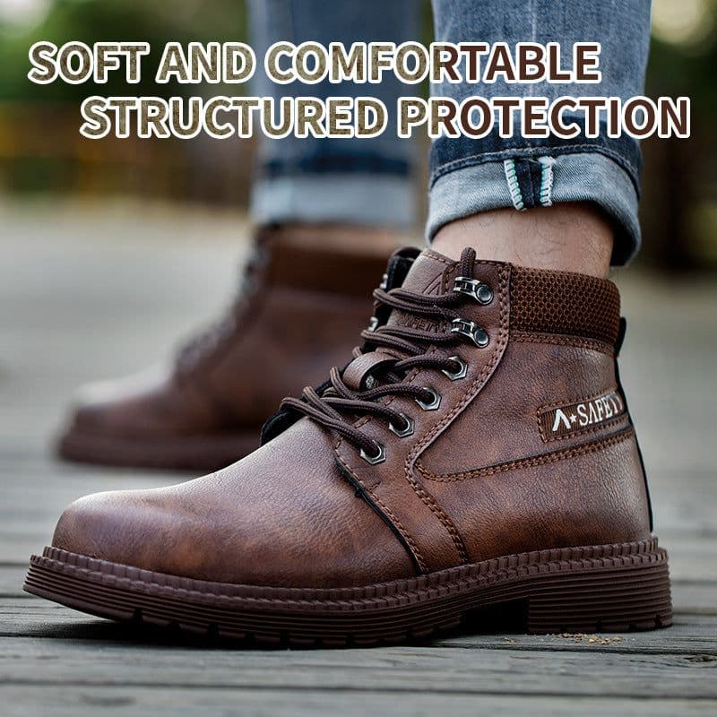 image-Sheng Baodao Steel Toe Safety Shoes Anti-Smashing Work Boots