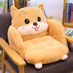 image-Cartoon Cat Plush Cushion Pillow 55x40cm Office Home Seat