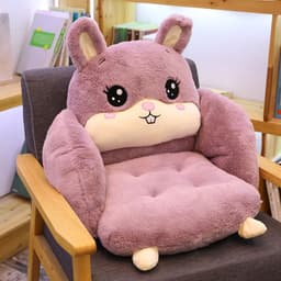 image-Cartoon Cat Plush Cushion Pillow 55x40cm Office Home Seat