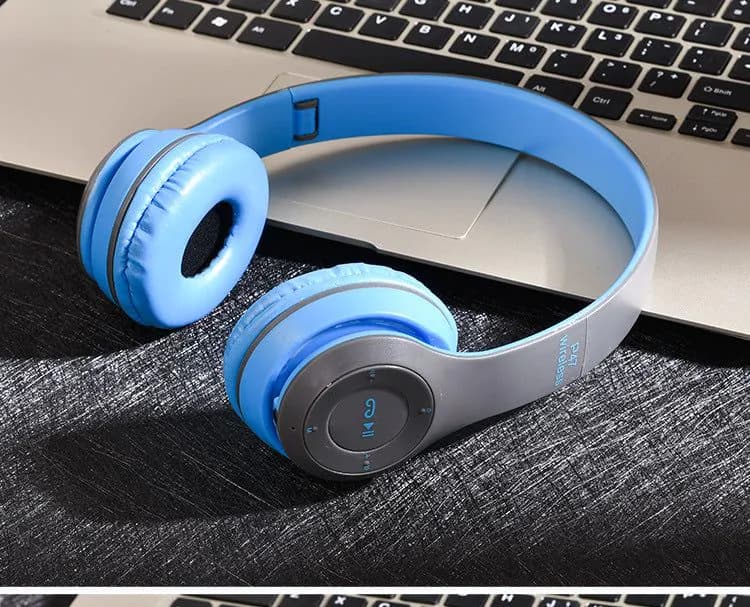 image-Wireless Bluetooth 5.0 Headset Foldable Stereo Over-Ear