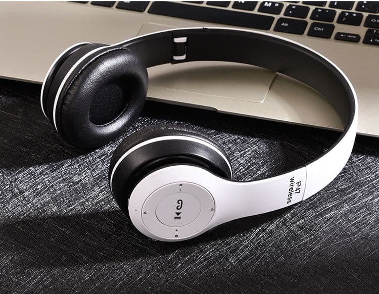 image-Wireless Bluetooth 5.0 Headset Foldable Stereo Over-Ear