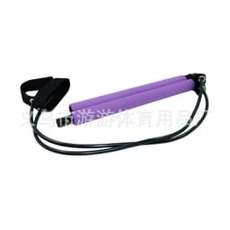 image-Pilates Stick with Resistance Bands Home Fitness Equipment