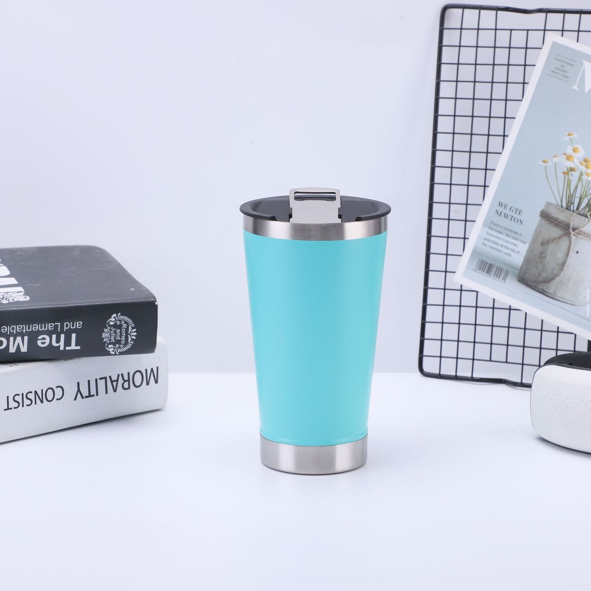 image-Feiying 20oz Stainless Steel Insulated Tumbler with Opener