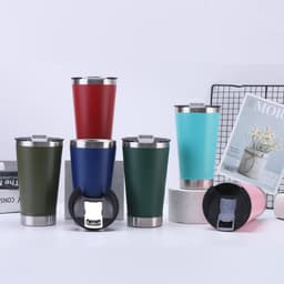 image-Feiying 20oz Stainless Steel Insulated Tumbler with Opener