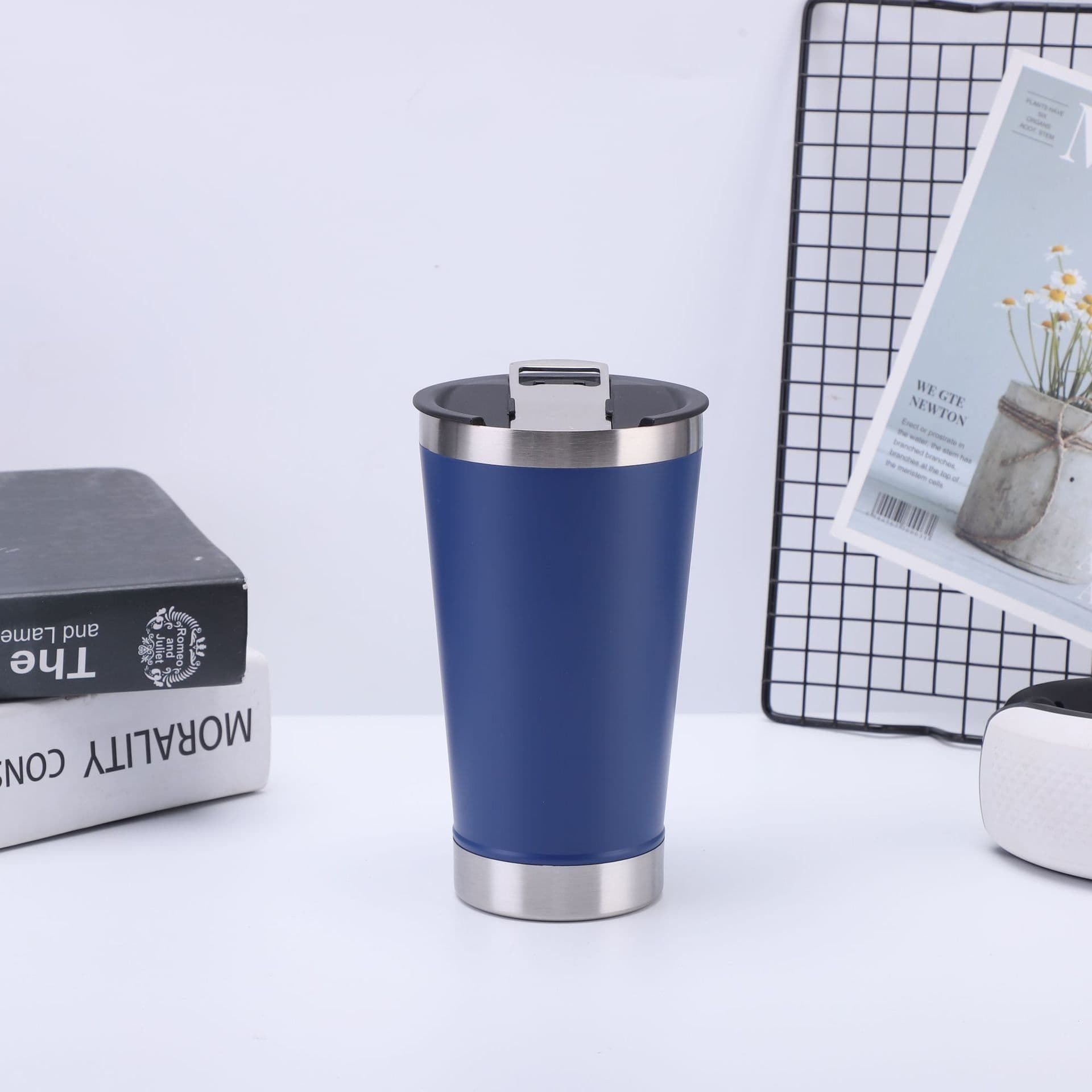 image-Feiying 20oz Stainless Steel Insulated Tumbler with Opener