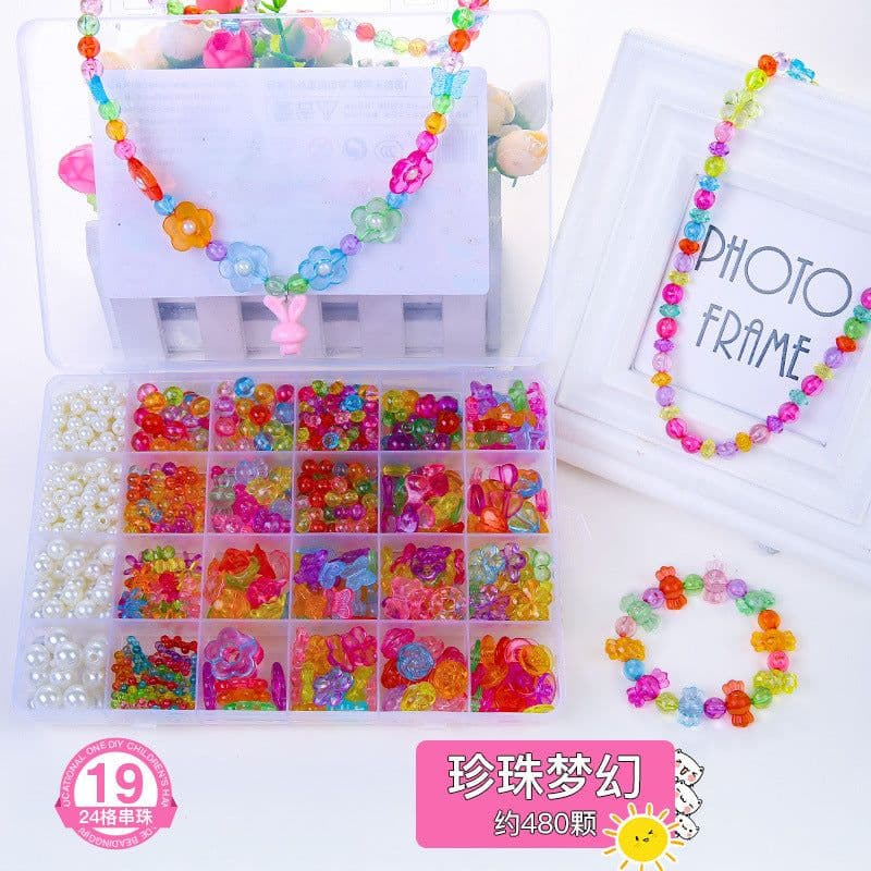 image-24-Grid Beaded Toy Set for Children Educational Hand-Eye Training
