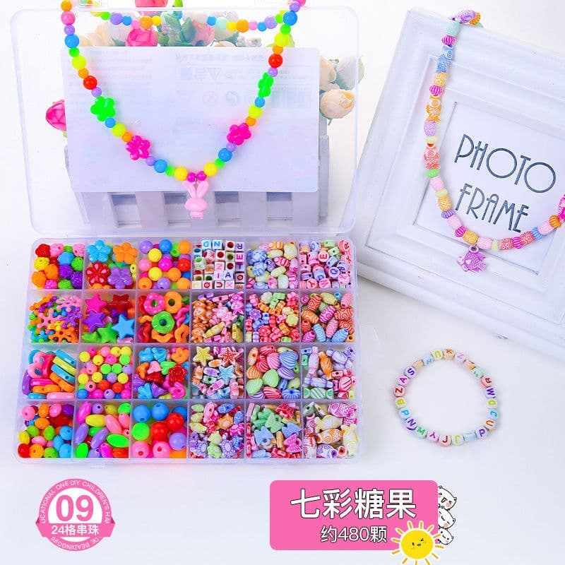 image-24-Grid Beaded Toy Set for Children Educational Hand-Eye Training