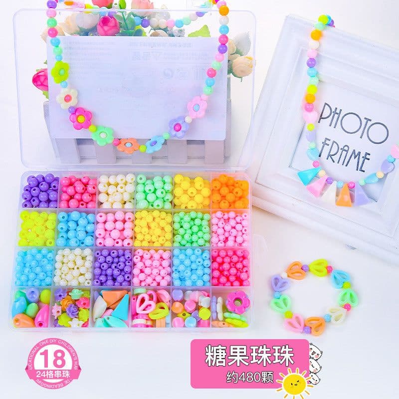 image-24-Grid Beaded Toy Set for Children Educational Hand-Eye Training