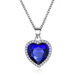 image-Titanic Heart of the Ocean Crystal Necklace