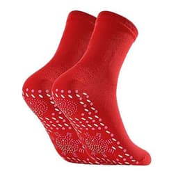 image-Self-Heating Tourmaline Socks Mid-Tube Warm Massage Cotton Socks