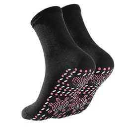 image-Self-Heating Tourmaline Socks Mid-Tube Warm Massage Cotton Socks