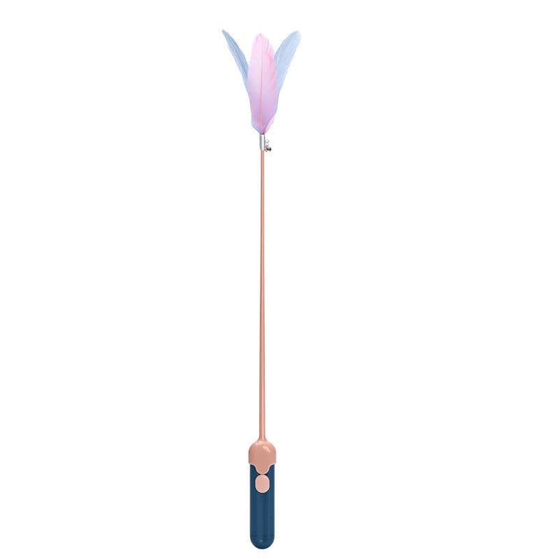 image-New Pet Cat Toy Products Feather Teasing Stick