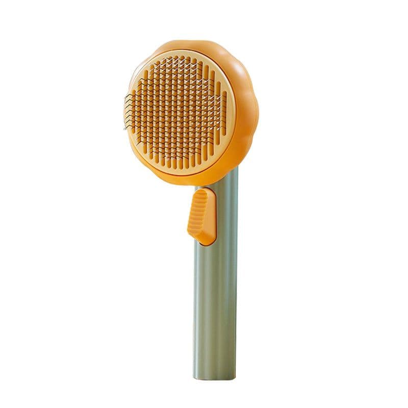image-Pet Comb Self-Cleaning Brush for Dogs & Cats Hair Removal