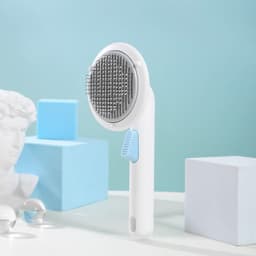 image-Pet Comb Self-Cleaning Brush for Dogs & Cats Hair Removal
